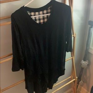 Nursing top-Buffalo plaid